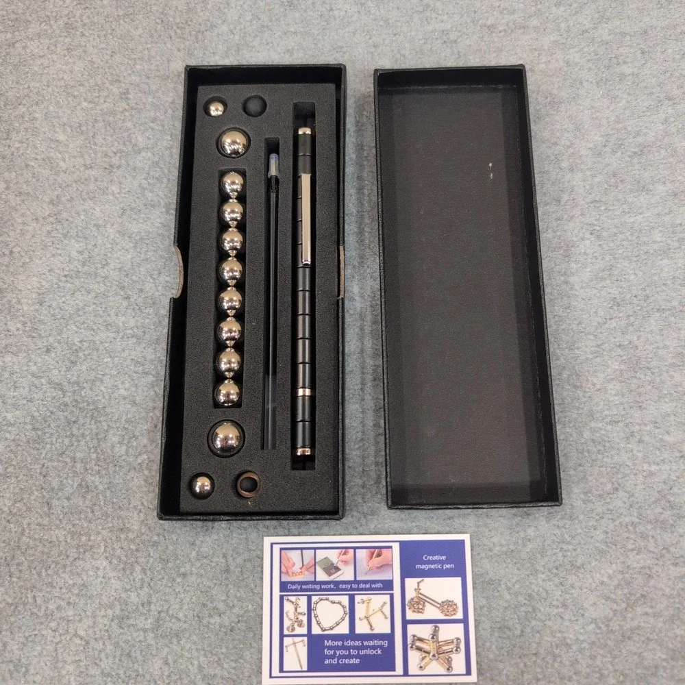 Creative Magnetic Pen Building Toy Intellectual Desk‎ Toy Magnetic Cylinders
